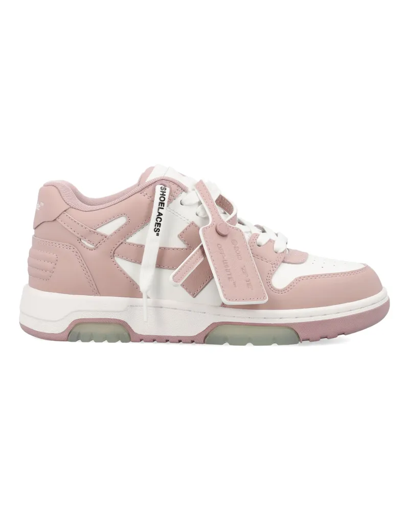 OFF-WHITE Aus weißen Turnschuhen Rosa