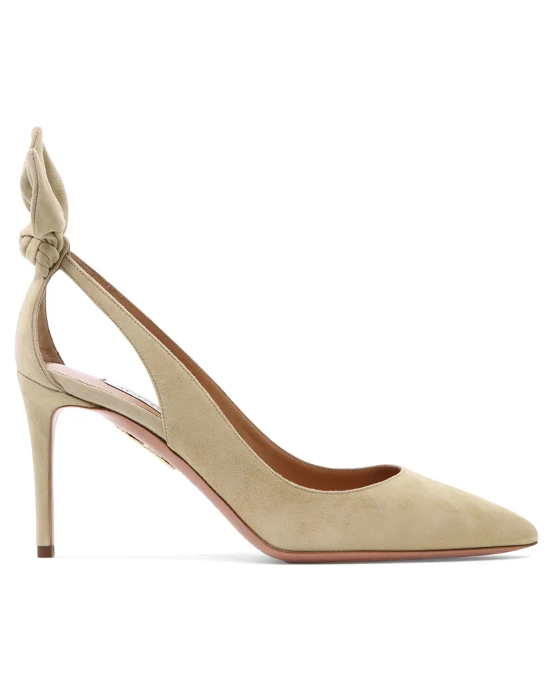 Aquazzura Fliege 85 Pumpen Beige