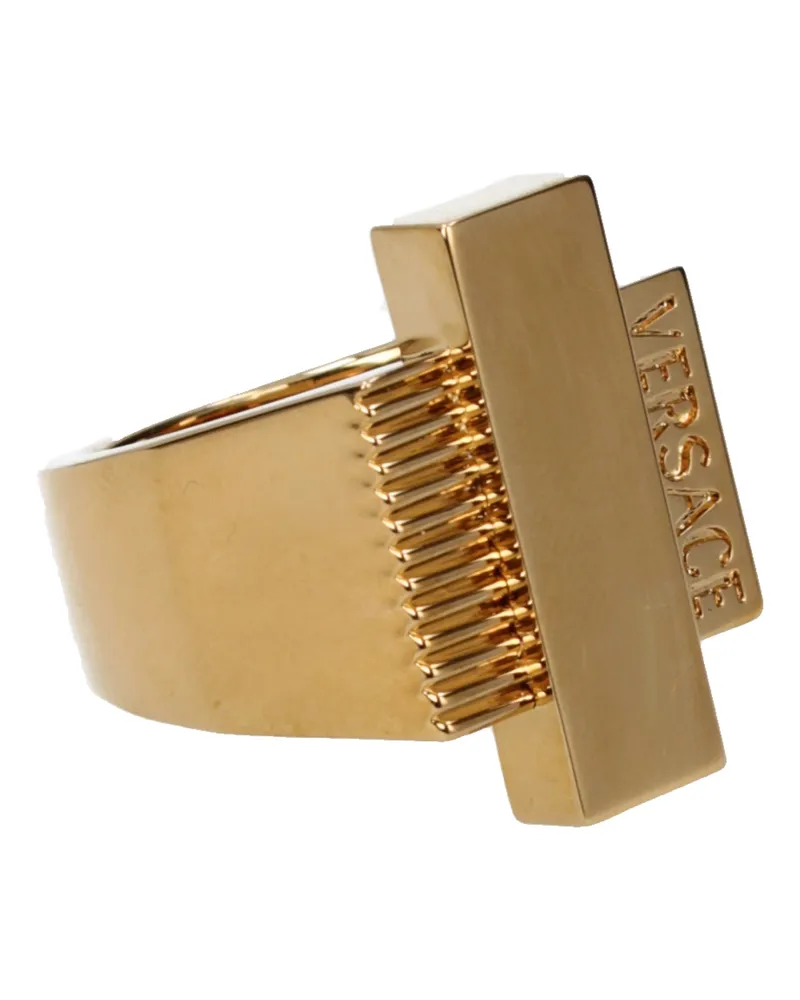 Versace Rings Männer Messing Gold -