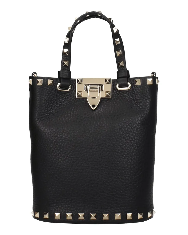 Valentino Garavani Damens Handtaschen aus schwarzem Leder -