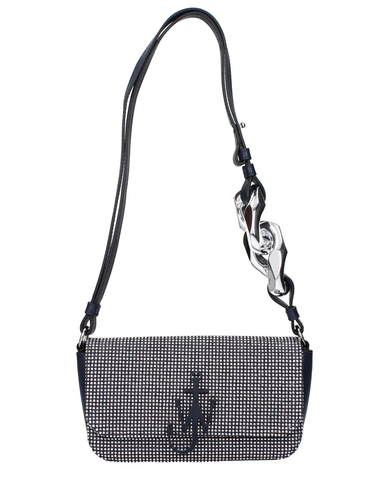 J.W.Anderson Jw Anderson Umhängetaschen Baguette Damen Stoff Blau/Silber -