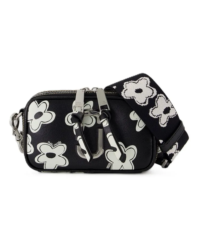 Marc Jacobs Der Snapshot Crossbody  Leder schwarz Schwarz