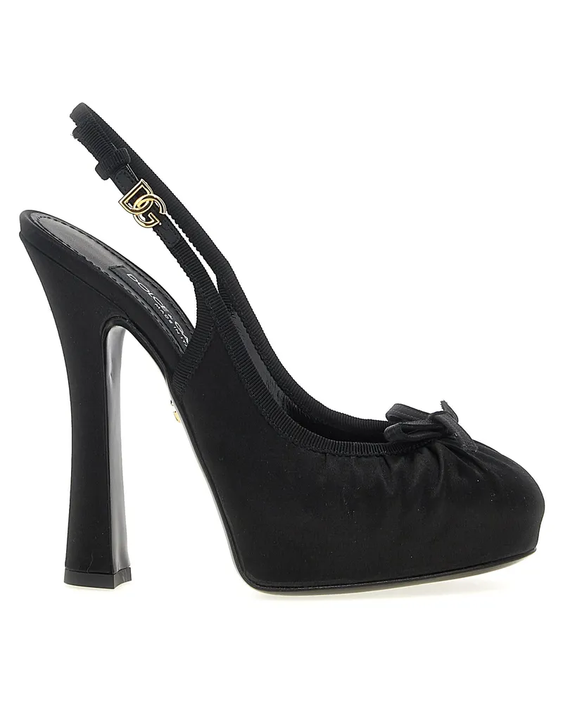 Dolce & Gabbana Vally“ Slingback Black