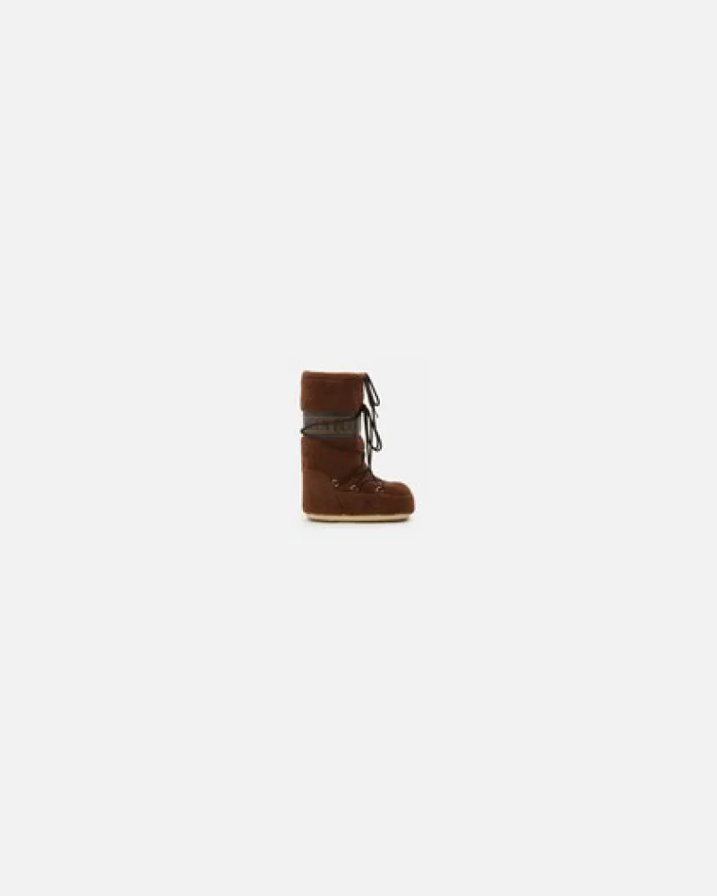 Moon Boot Mondstuhl flache Schuhe braun Brown