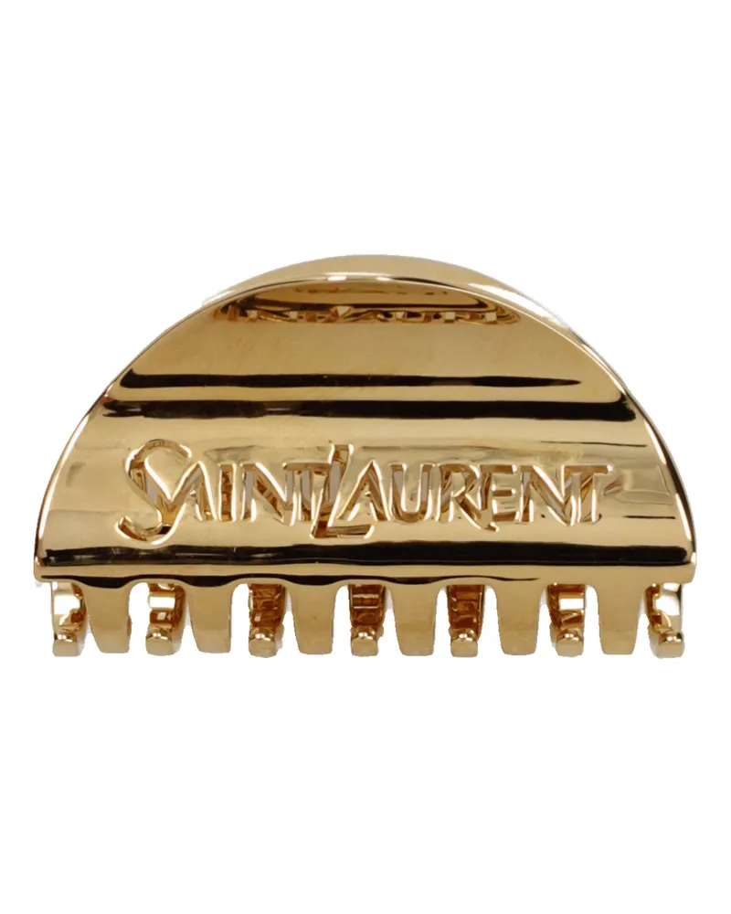 Saint Laurent Haarschmuck Krabbenklammer Damen Gold Metall -