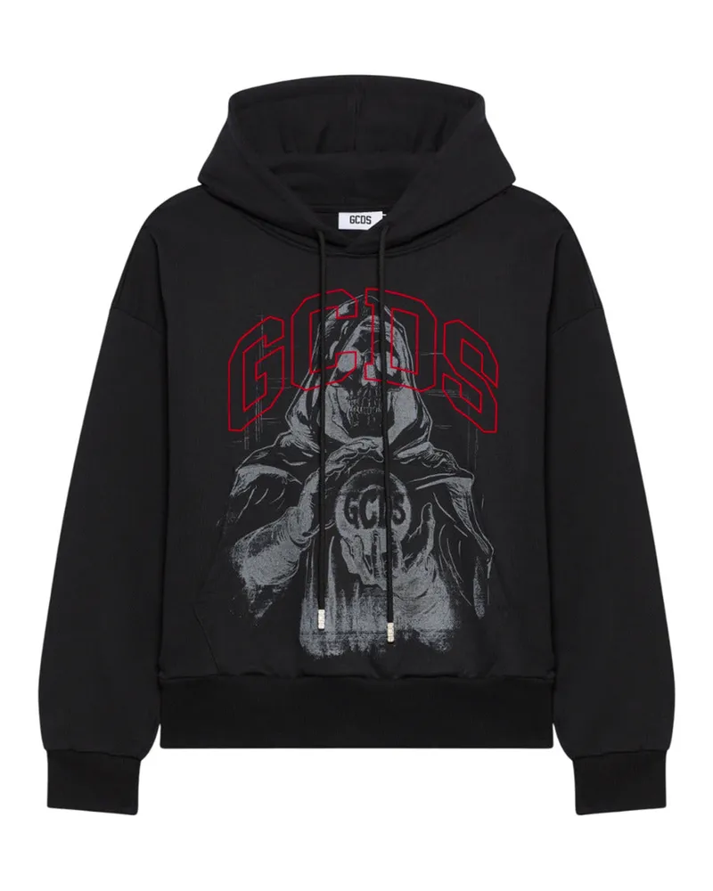 GCDS Gotisch gotisch druckhodie Black