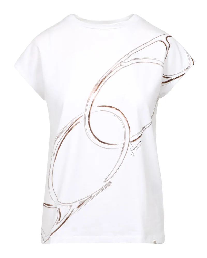 Herno T -Shirts und Polos White+Beige White+beige