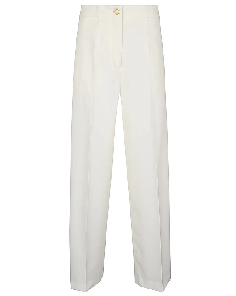 Erika Cavallini Woll Twill Cristel Jacke White