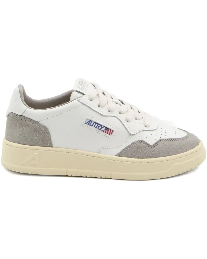 AUTRY Medalist niedrige Ledersneaker Grey
