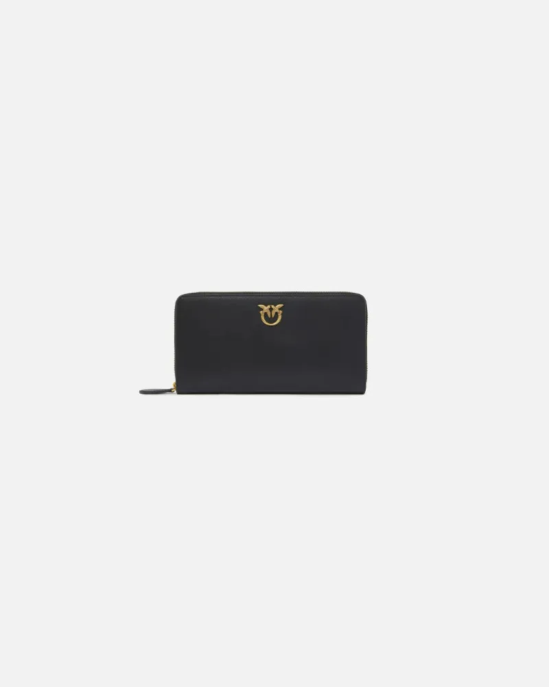 Pinko Reißverschluss um Brieftasche Black