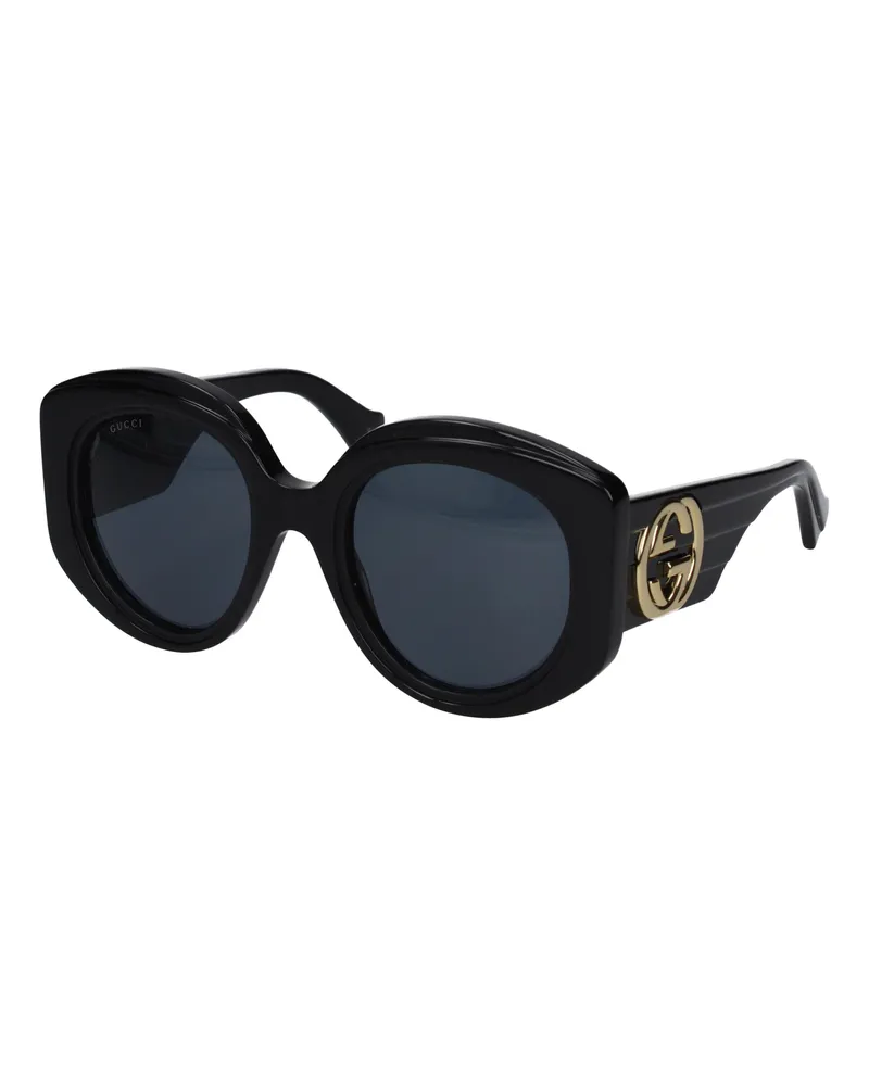 Gucci Damens Sonnenbrille Acetat Schwarz -
