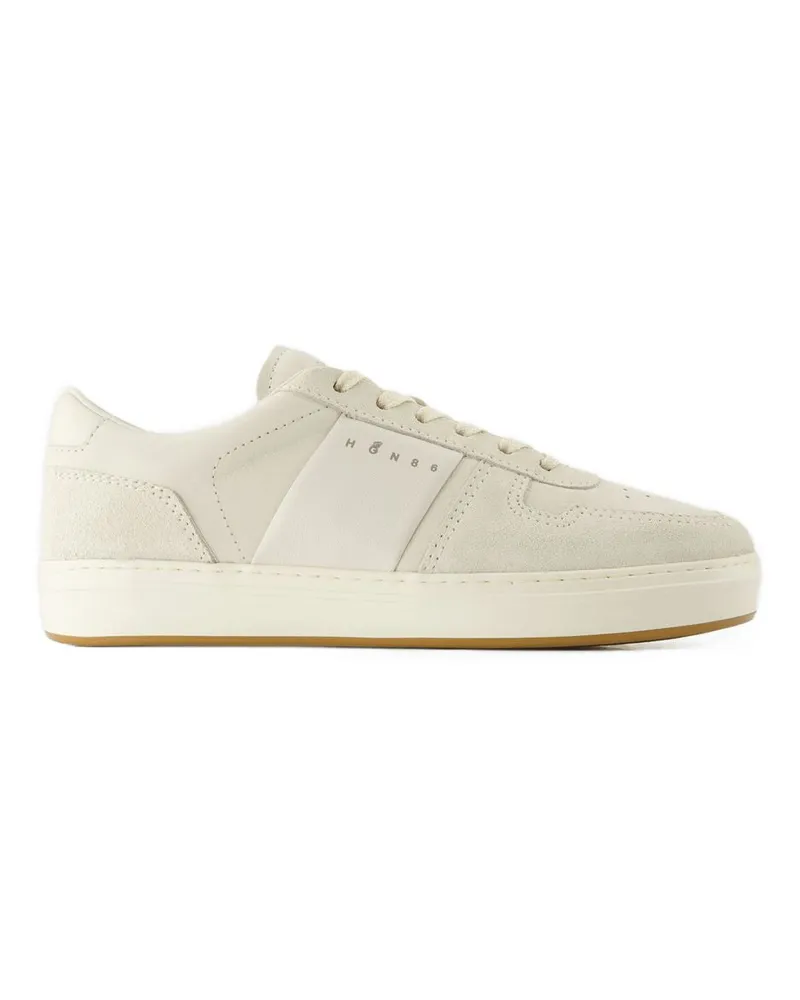 Hogan H668 Sneakers  Leder Weiß White