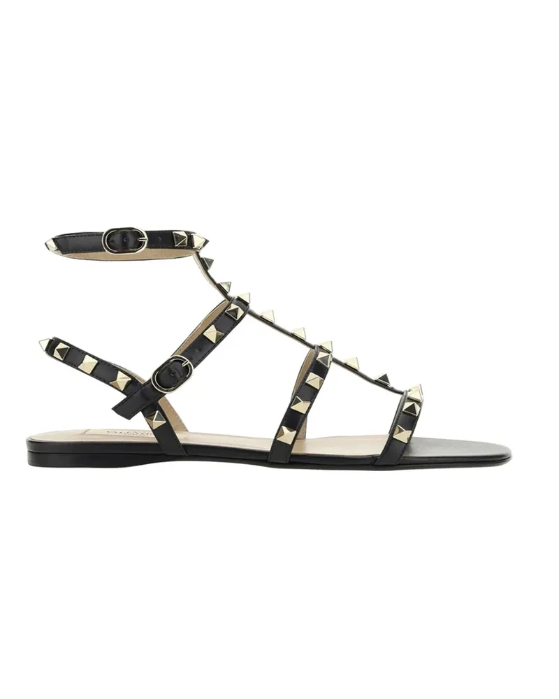 Valentino Garavani Valentino Garavani Rockstud -Ledersandalen Black