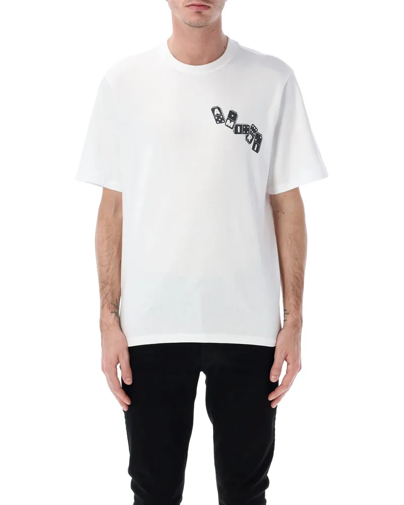 Amiri T-Shirts und Polos Weiß White