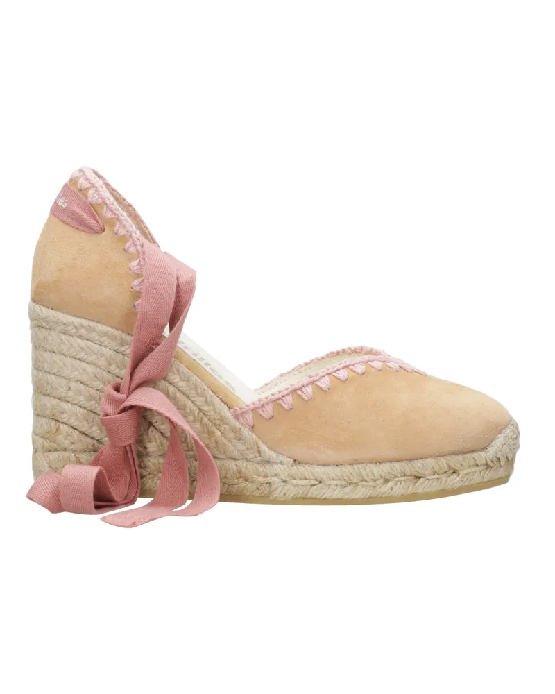 Espadrilles Sandalen Kamel Camel