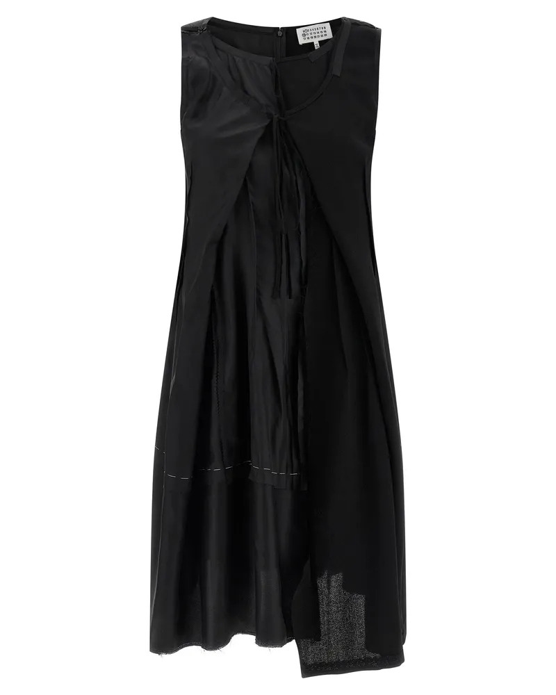 Maison Margiela Panel Kleid Black