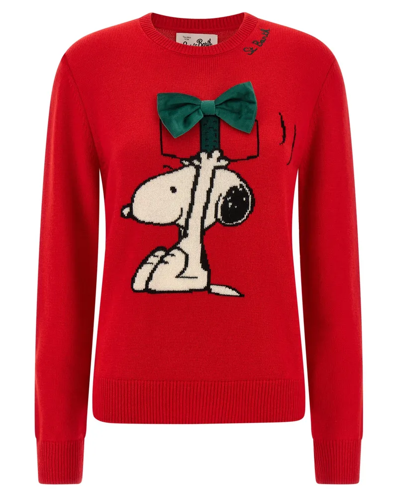 MC2 Saint Barth New Queen Snoopy Peanuts ™' Sweater Limited Ed Red