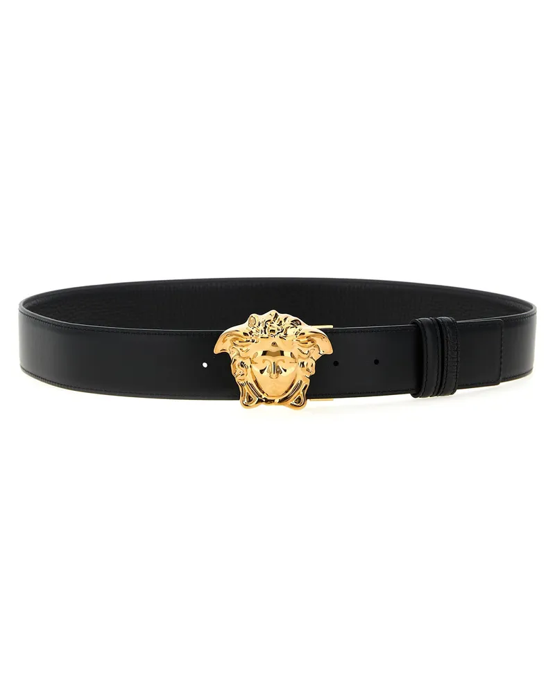 Versace la medusa' reversibler Gürtel Black