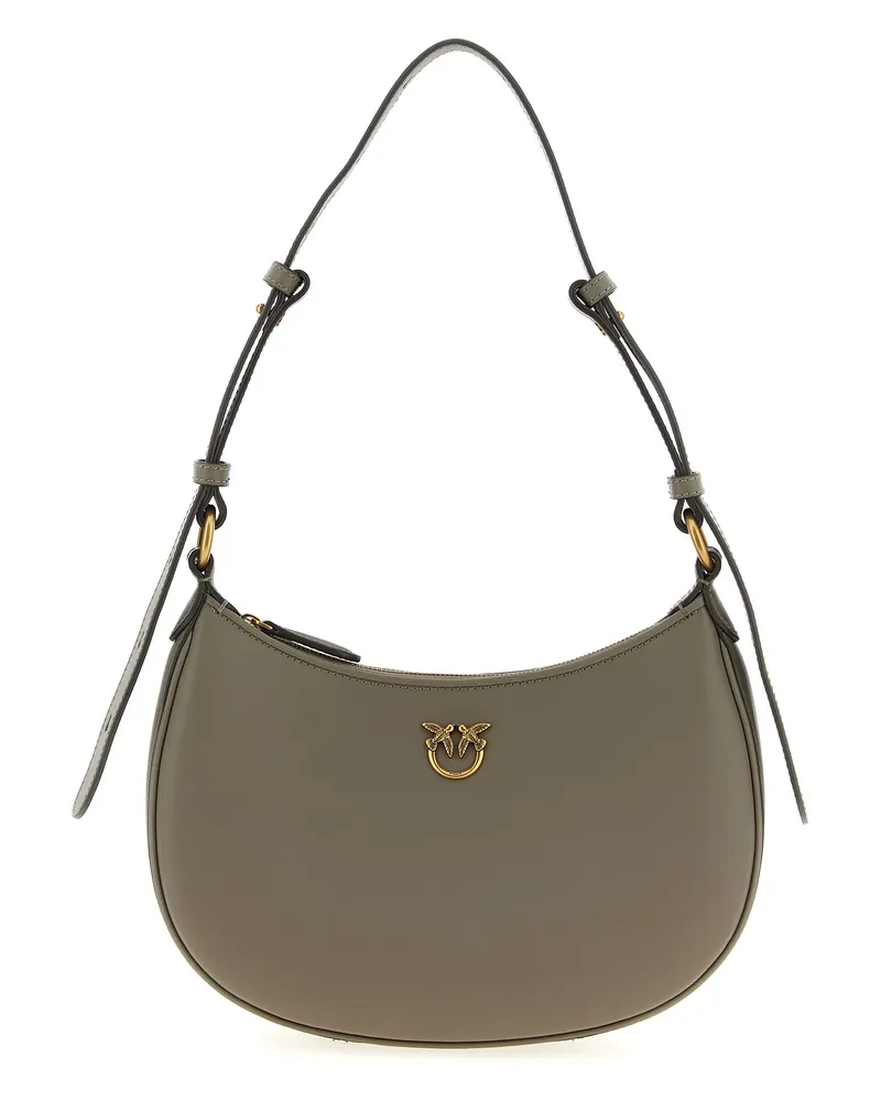 Pinko Halb Moon Mini' Umhängetasche Beige