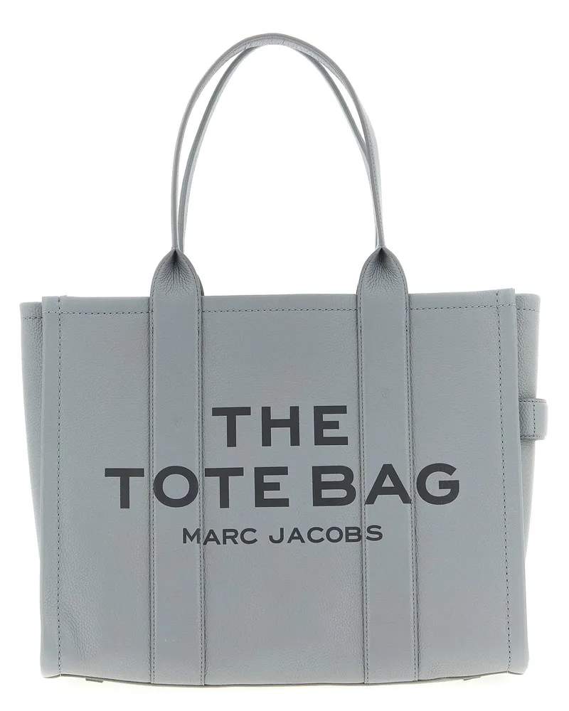 Marc Jacobs Einkaufstasche „The Leather Large Tote Gray