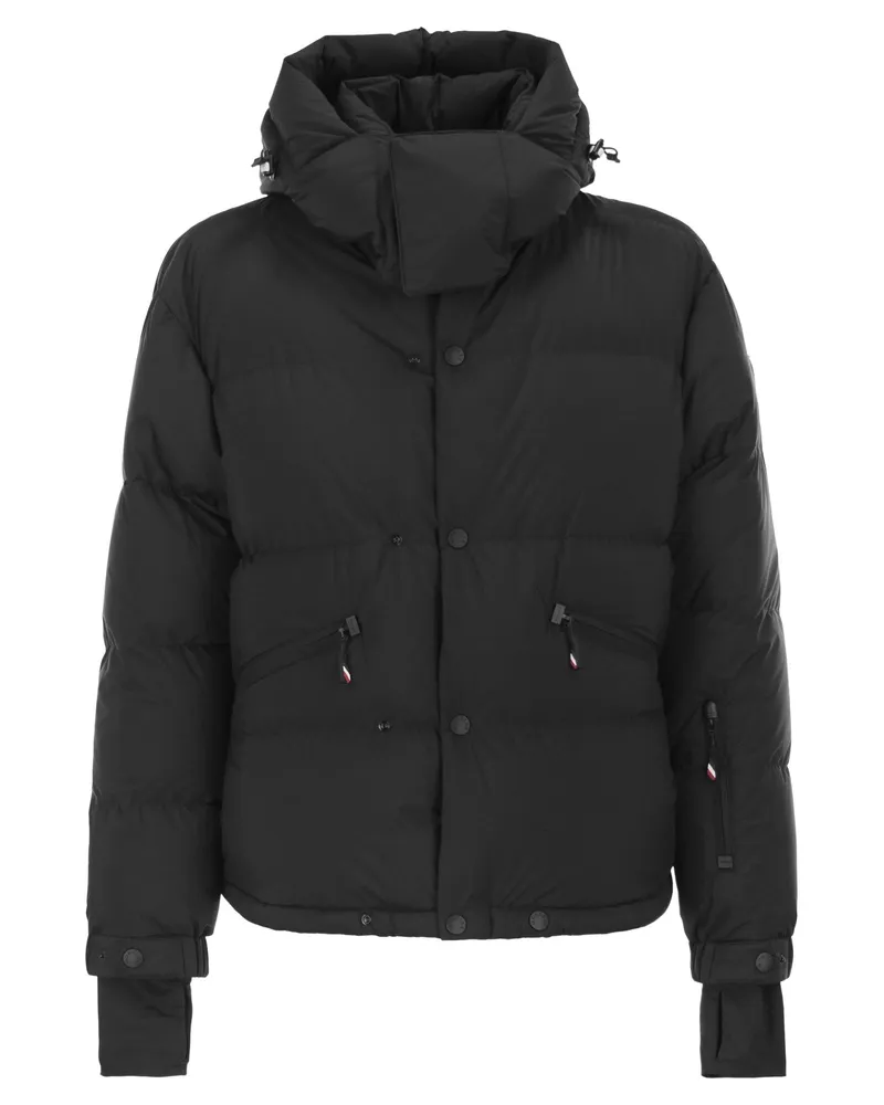 Moncler Coraia Skijacke mit Kapuze Black