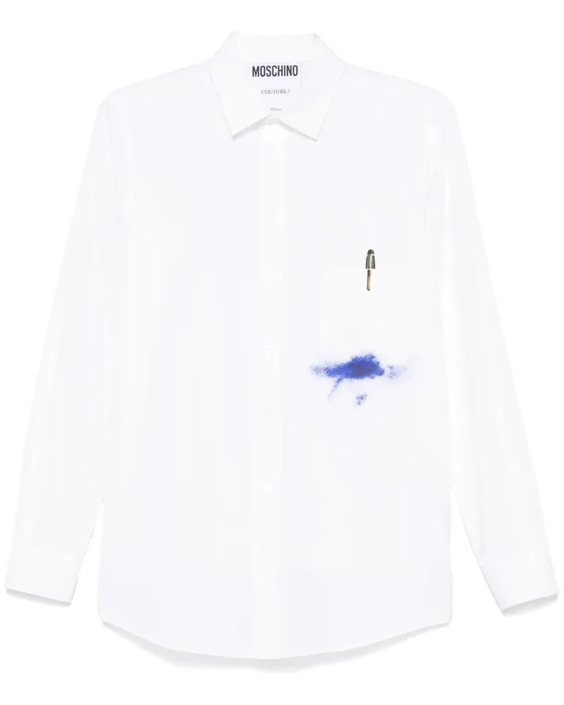Moschino Hemd mit Druck 1001