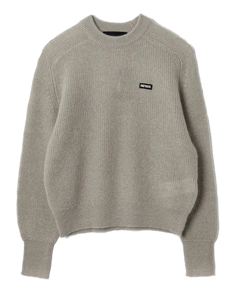 ROTATE Birger Christensen Sweatern grau drehen Grey