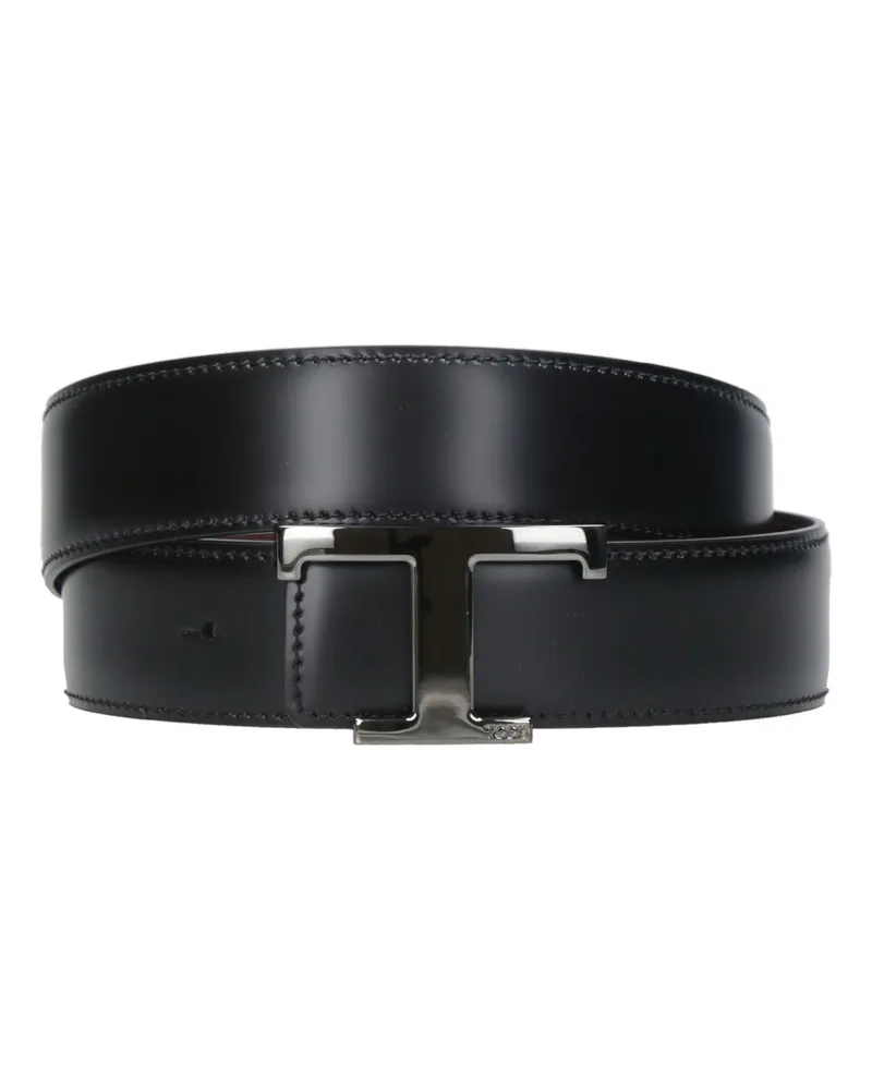 TOD'S Gürtel Nero+bordeaux