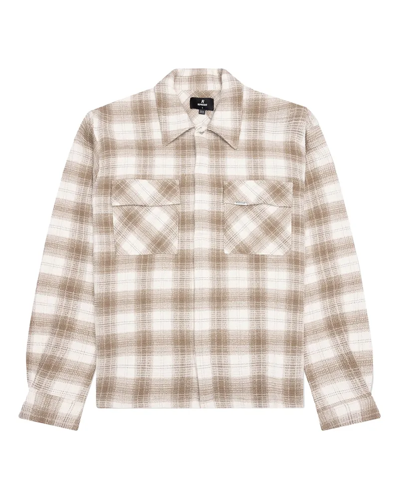 REPRESENT Vertretung von Camicia Waffle Marrone Brown