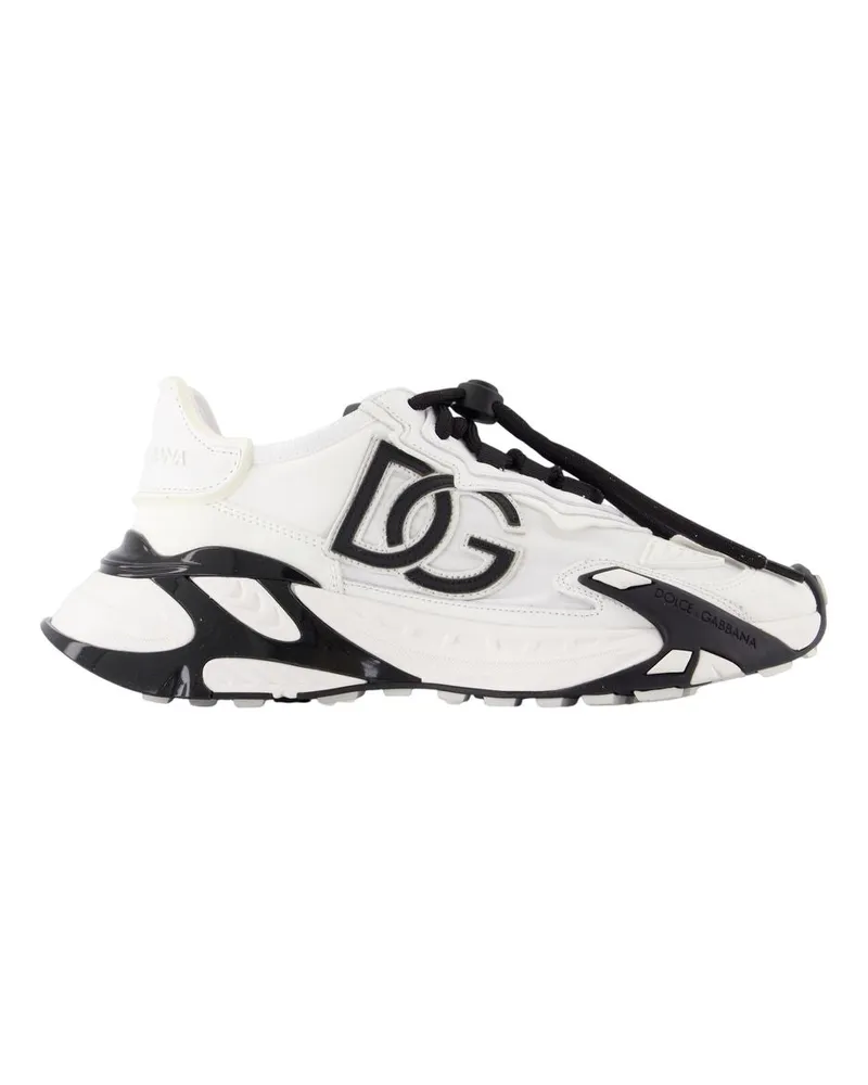 Dolce & Gabbana Schnelle Turnschuhe  Leder weiß White