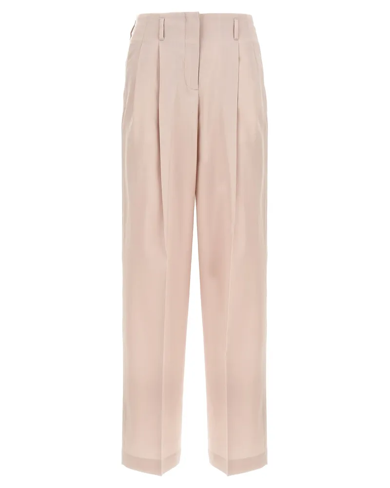 Golden Goose Goldene Gänsewollhosen Pink