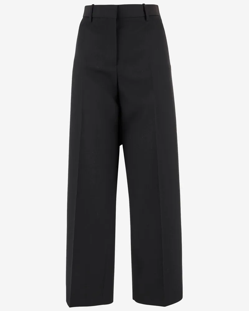 Jil Sander Wool Trousers Black