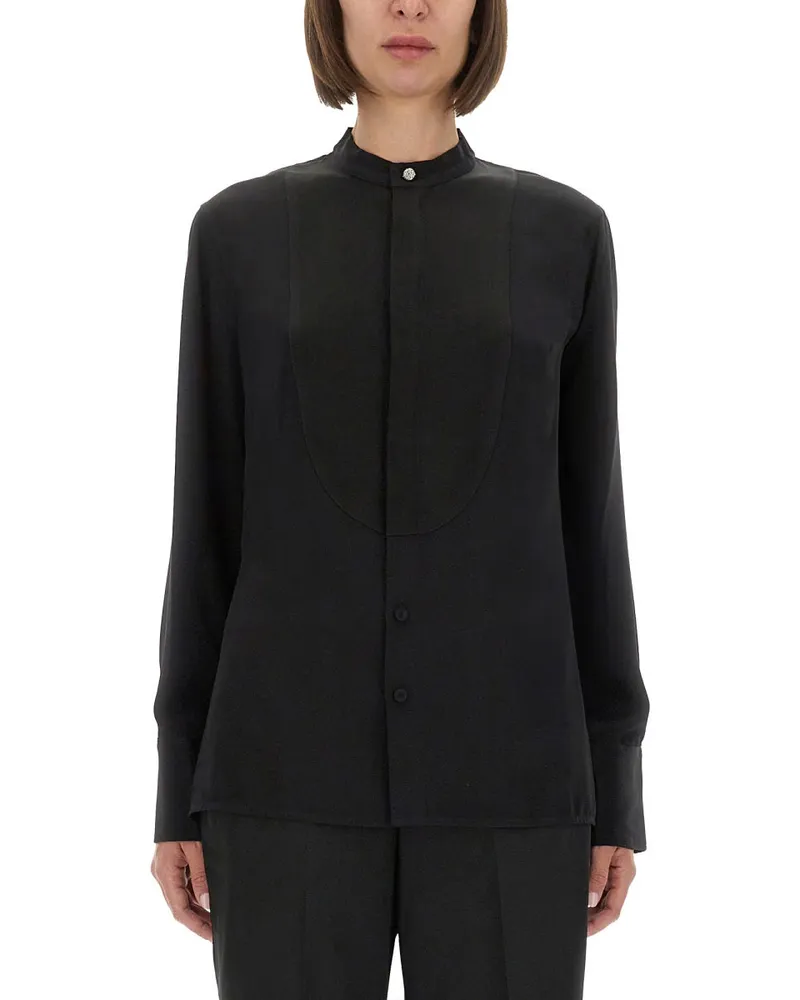 Victoria Beckham Seidenhemd Black