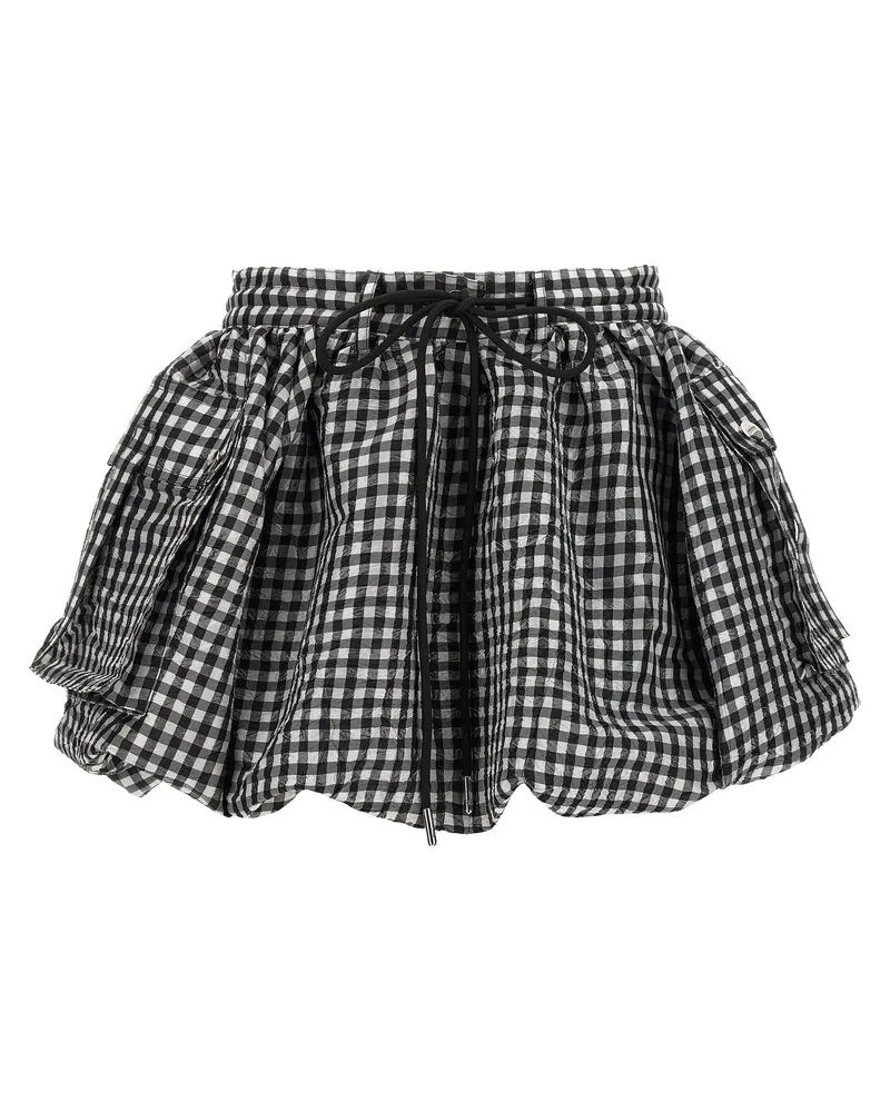 Ganni Crinned Check Mini Bubble' Rock Black