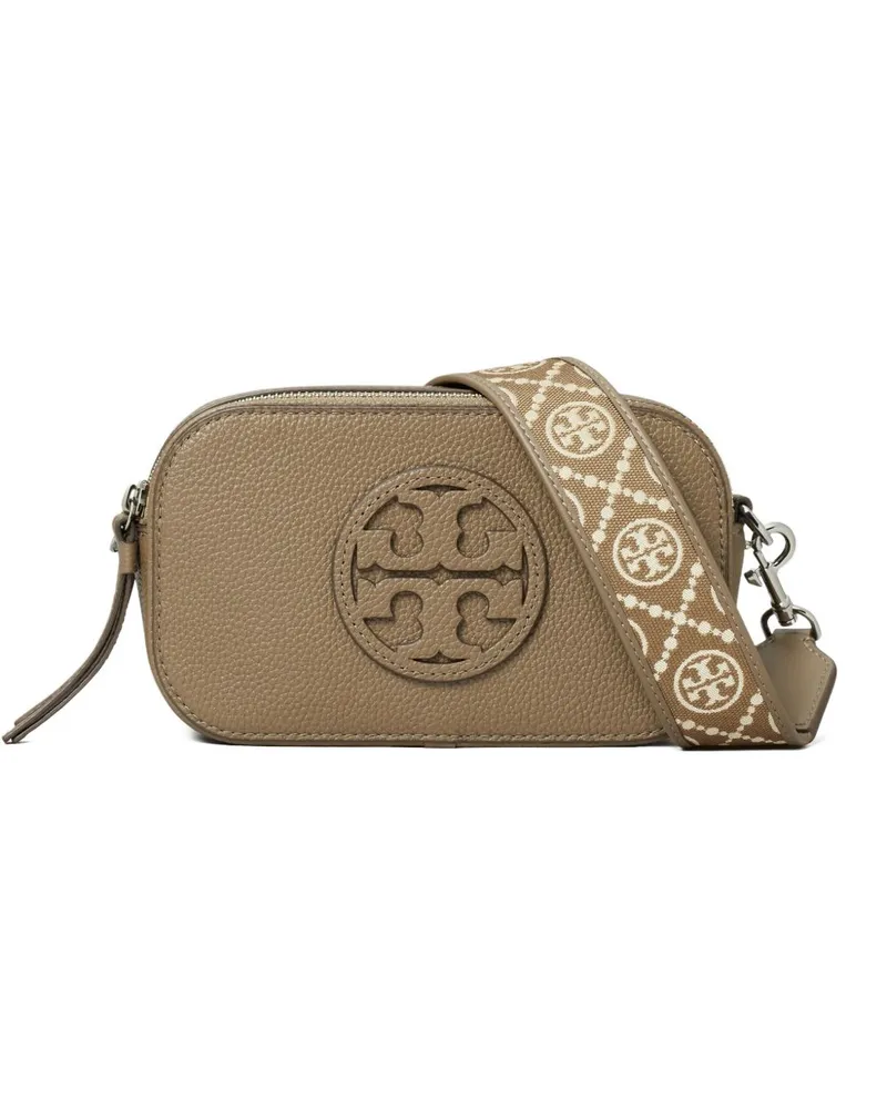 Tory Burch Miller Mini-Umhängetasche aus Leder Dove