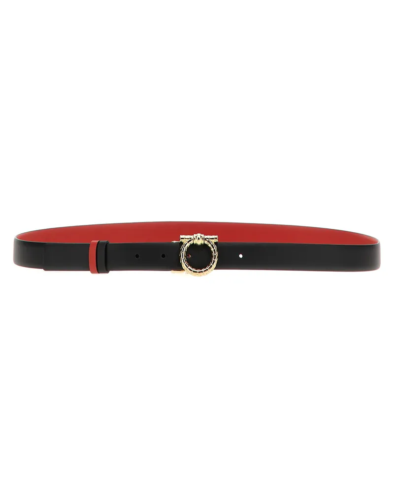 Ferragamo reversibler Gürtel Black
