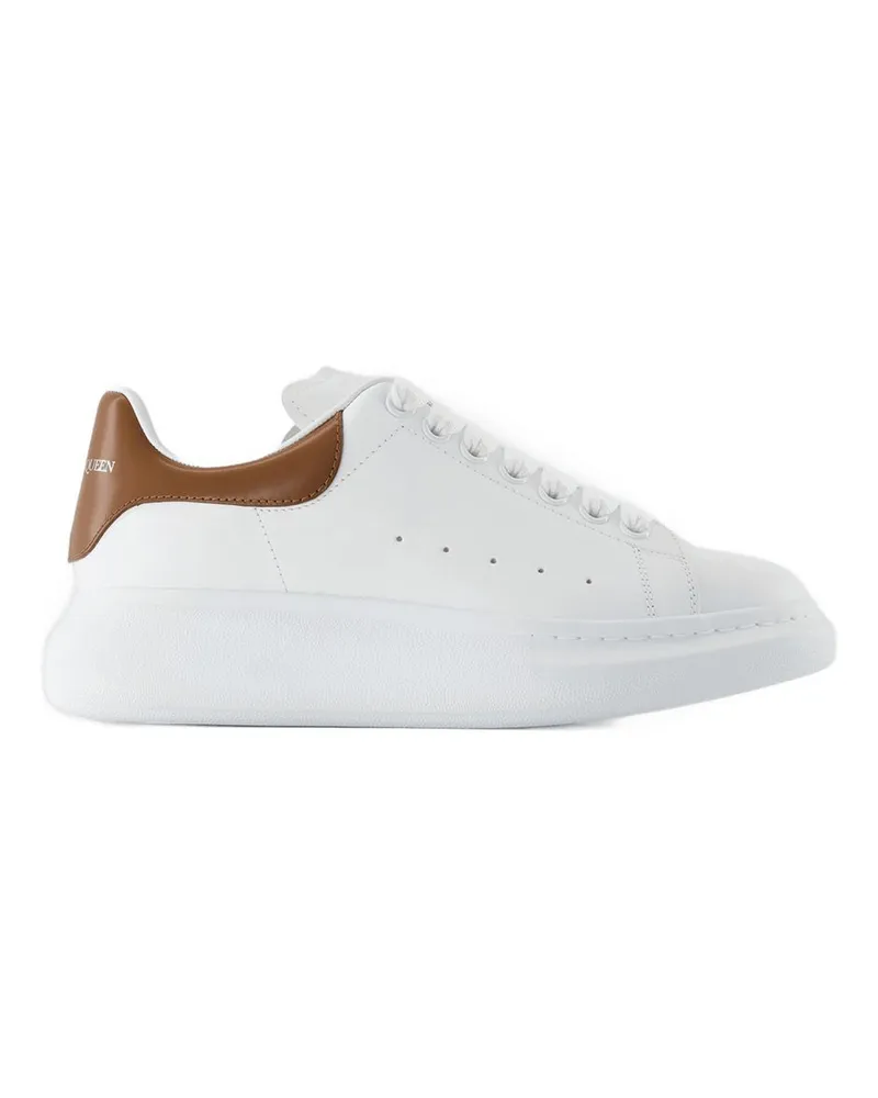 Alexander McQueen Sneaker übergroße  Leder Weiß übergroß White