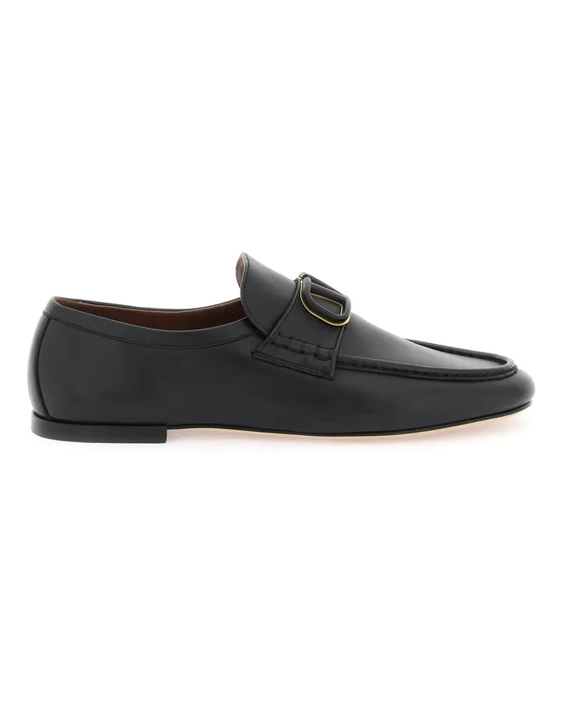 Valentino Garavani Vlogo Signature Kalbskinne Nappa Schwarz