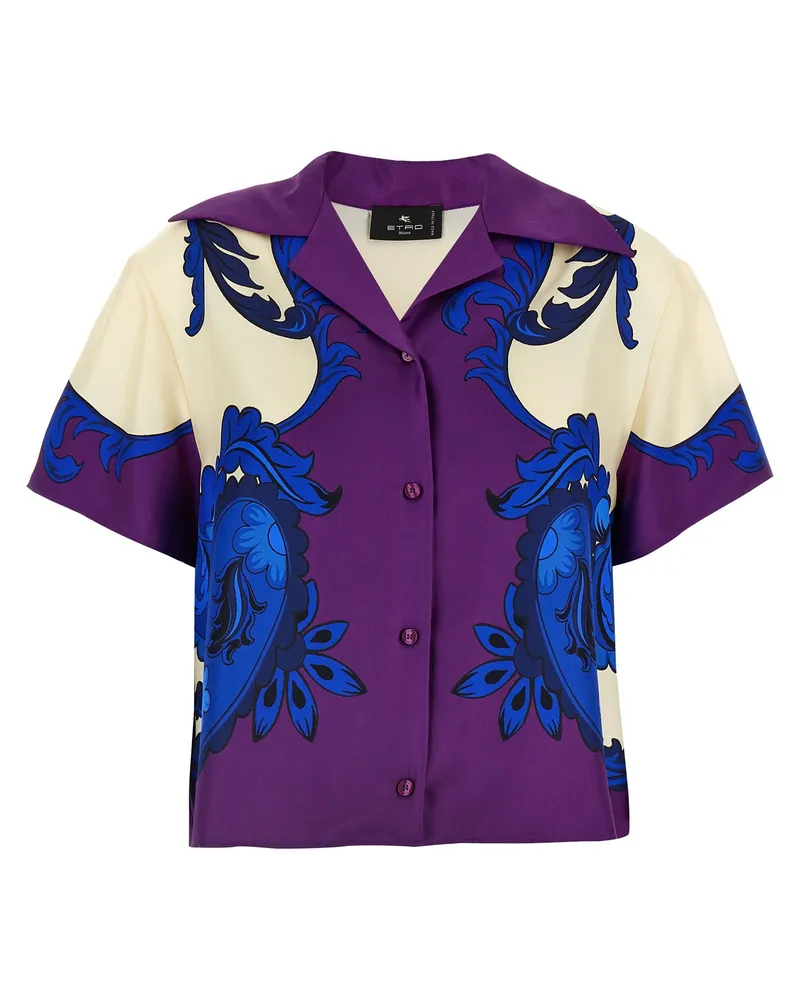 Etro Paisley Maxi -Hemd Multicolor