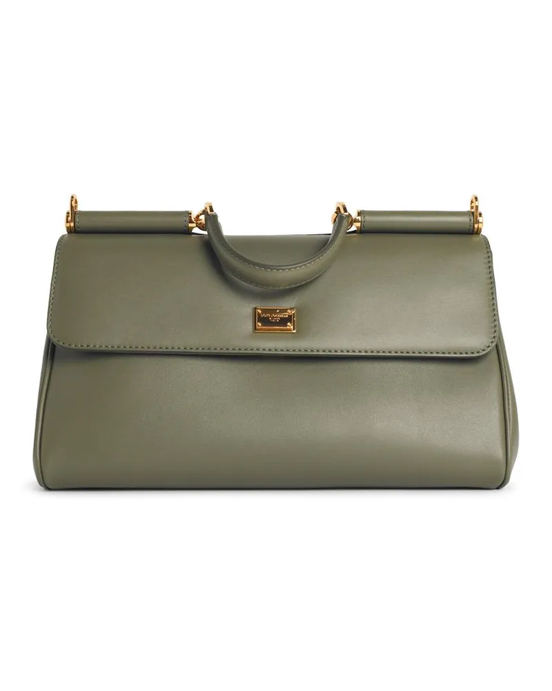 Dolce & Gabbana My Sicily“ mittelgroße Handtasche in grünem Lear Green