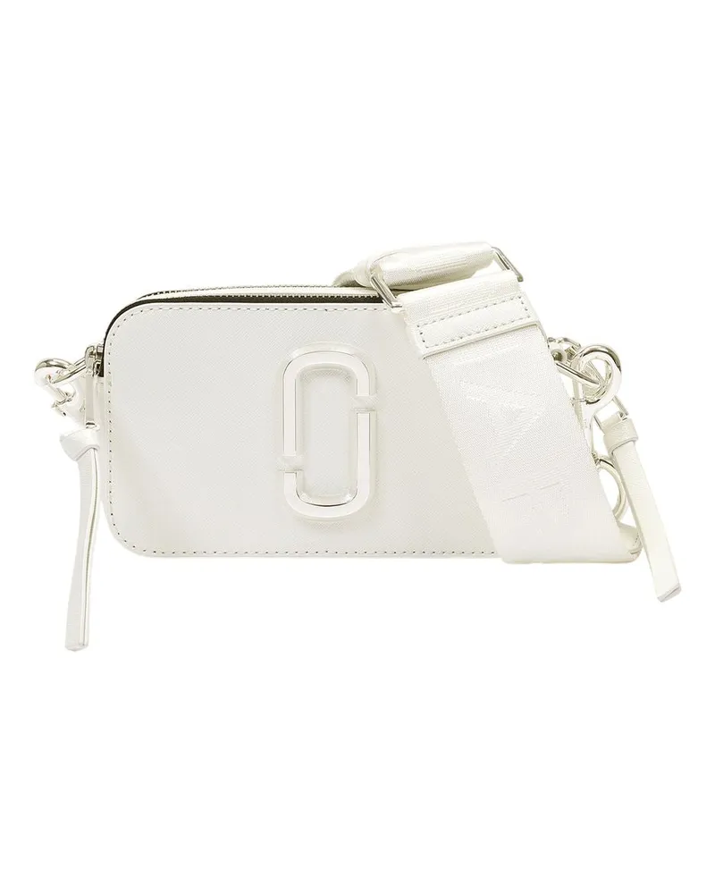 Marc Jacobs Der Snapshot Crossbody  weißes Leder Weiß