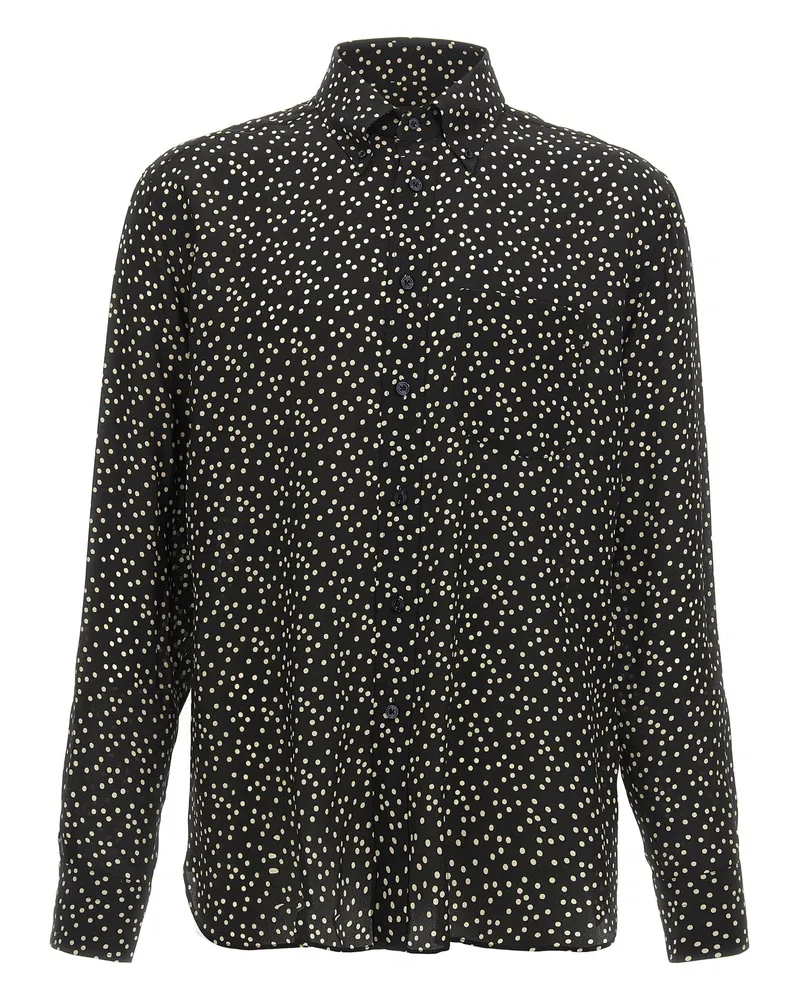 Tom Ford Polka Dot Hemd White