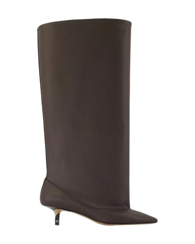 Jacquemus Turnier H Stiefel  Leder braun Brown