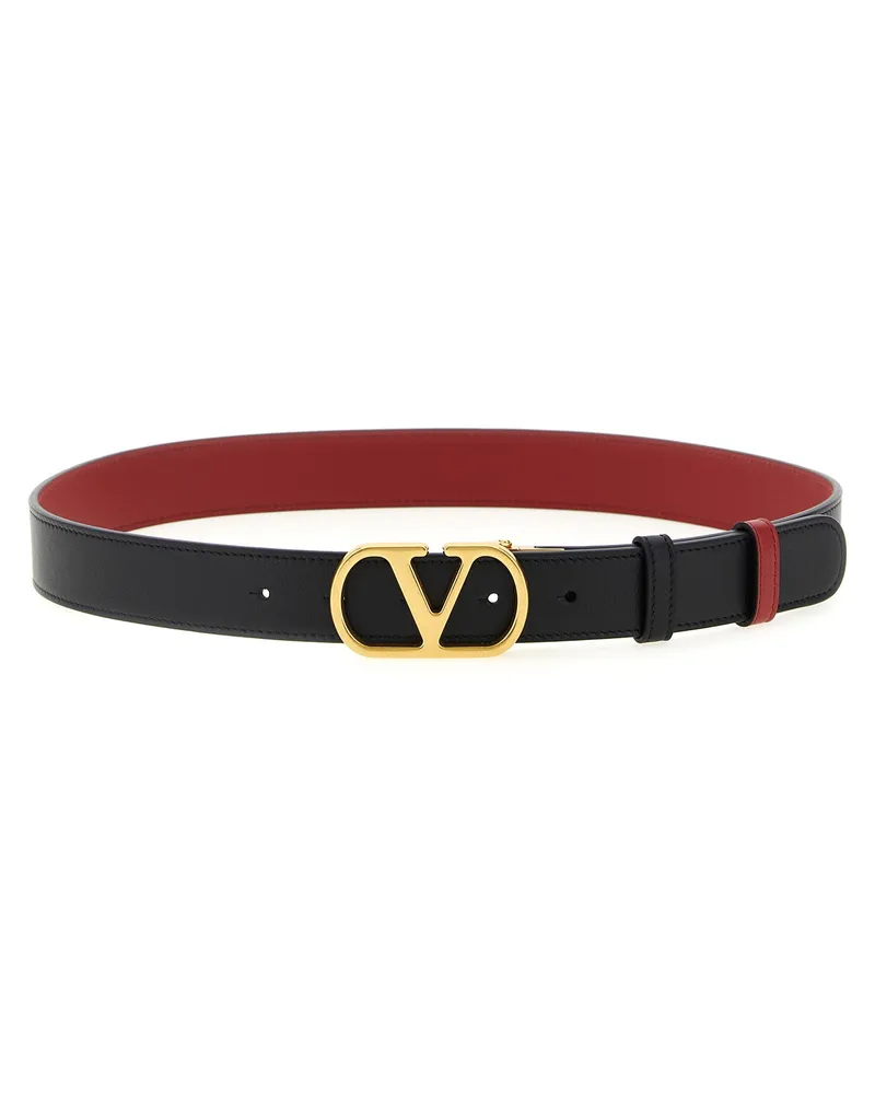 Valentino Garavani Valentino Garavani V Logo reversibler Gürtel Multicolor
