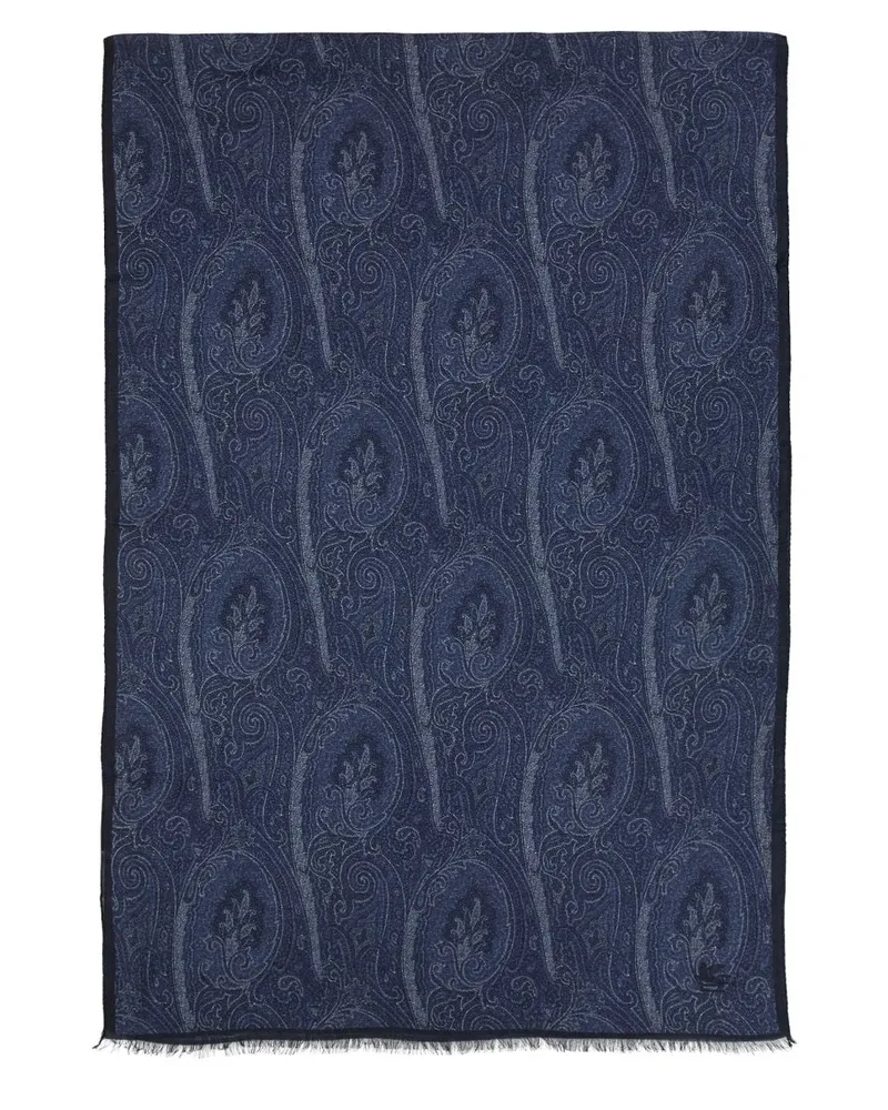 Etro Paisley" Schal Blue