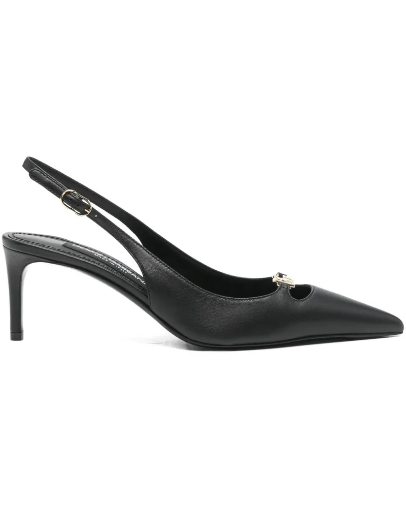 Dolce & Gabbana Slingback-Pumps aus Leder Black