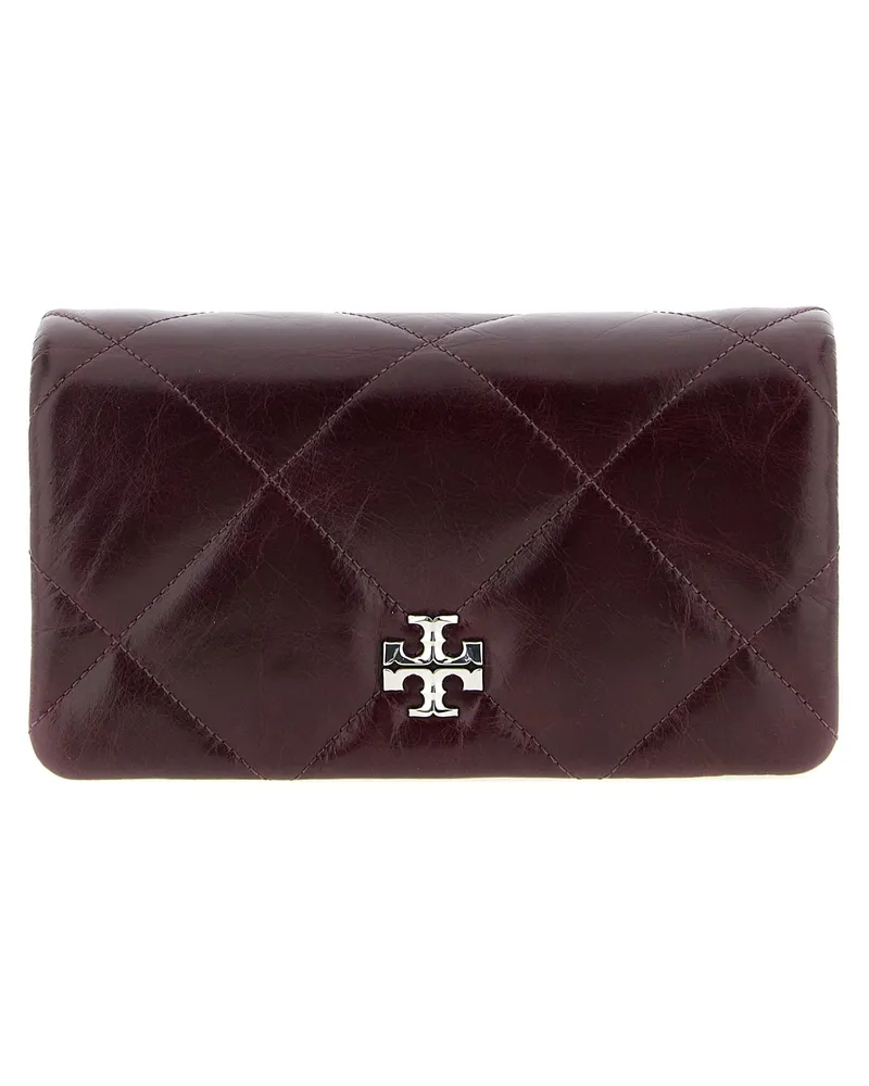 Tory Burch Kira Diamond' Crossbody -Tasche Bordeaux