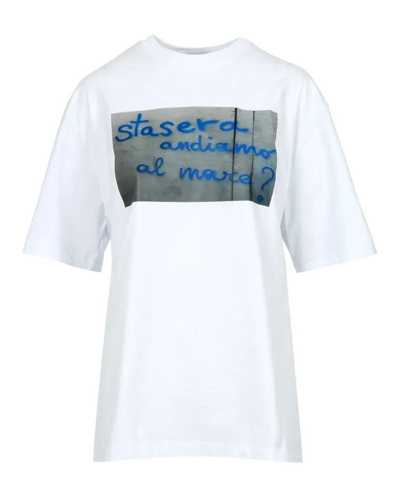 MSGM T -Shirts und Polos weiß White