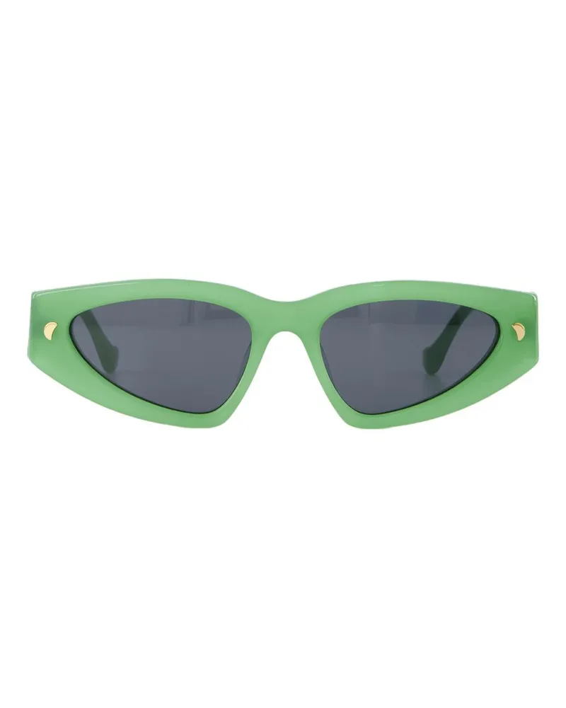 Nanushka Crista Sonnenbrille  Acetat grün Grün