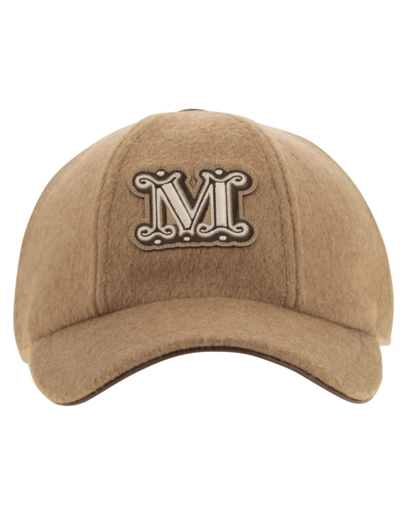 Max Mara Fedora Camel Baseballkappe Camel